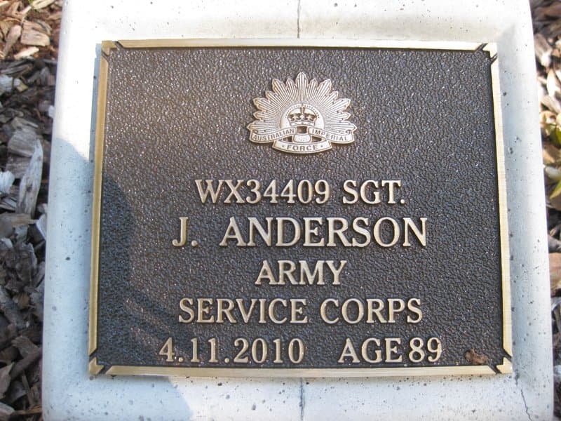 John ANDERSON gravestone