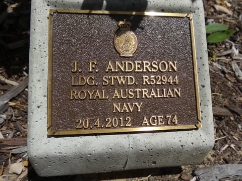 Joseph Lowry "Joe" ANDERSON gravestone