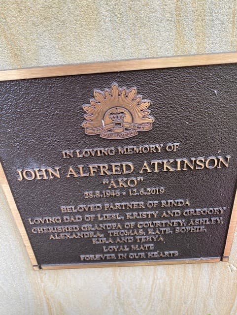 John Alfred ATKINSON gravestone