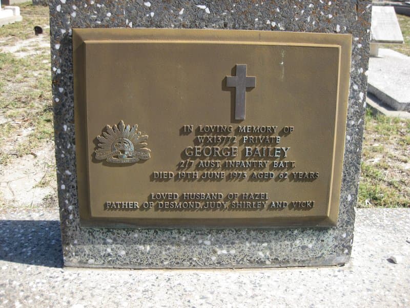 George BAILEY gravestone