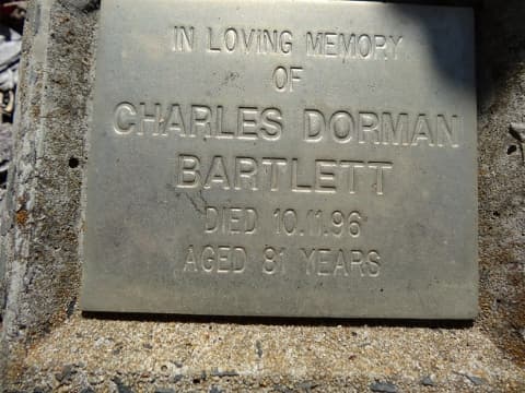 Charles Dorman BARTLETT gravestone