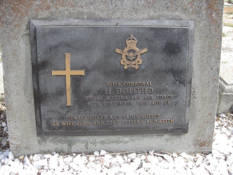 Herbert BOLITHO gravestone