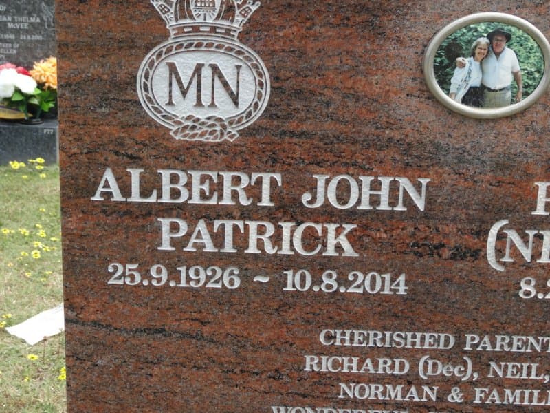 Alfred J P BROWN gravestone photograph 2