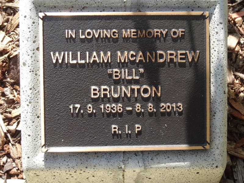 William McAndrew BRUNTON gravestone
