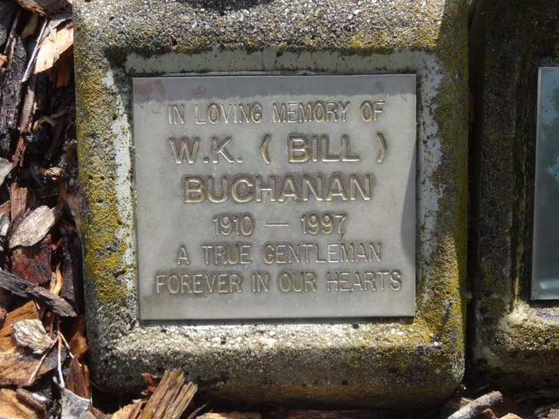 William Knight BUCHANAN gravestone