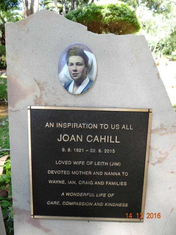 Leith "Jim" CAHILL gravestone
