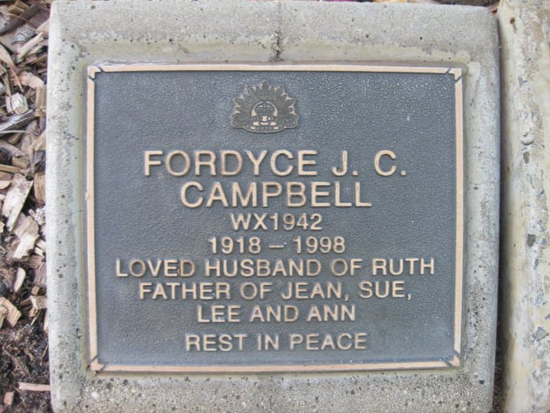 Fordyce Jack Charles CAMPBELL gravestone
