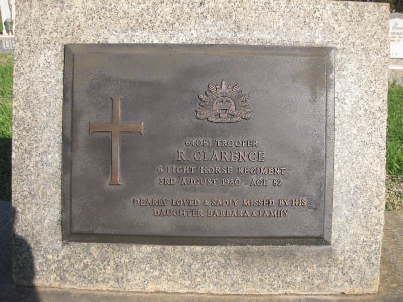 Reginald CLARENCE gravestone