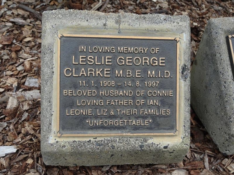 Leslie George CLARKE gravestone