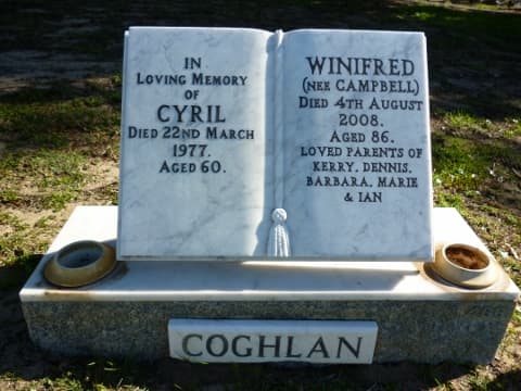 Cyril COGHLAN gravestone