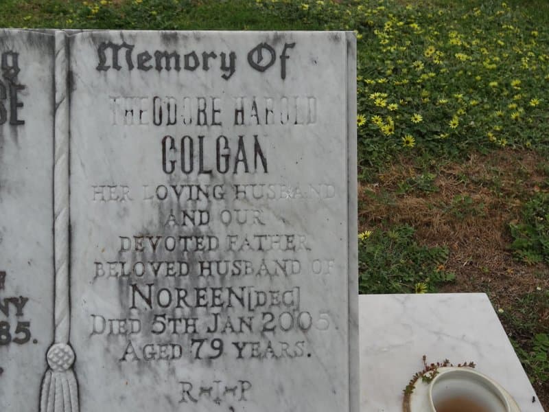 Theodore Harold COLGAN gravestone