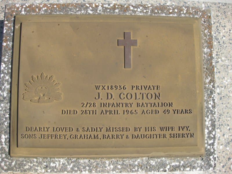 James David COLTON gravestone