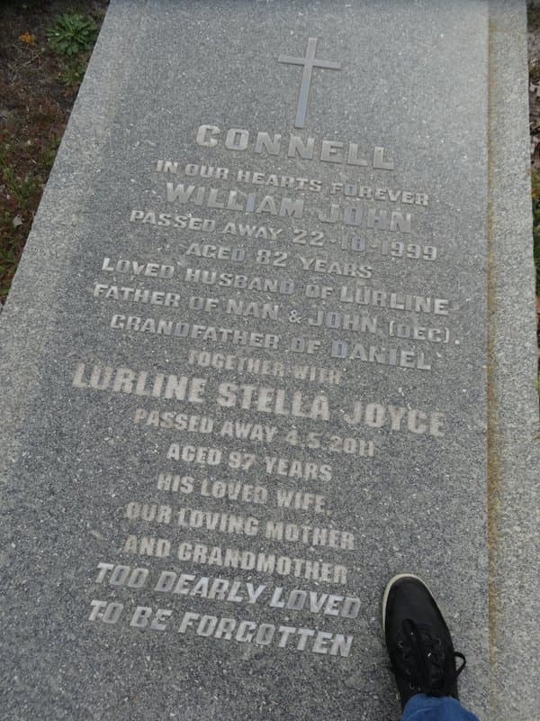 William John Ross CONNELL gravestone