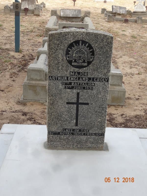 Arthur England Johnson CROLY gravestone