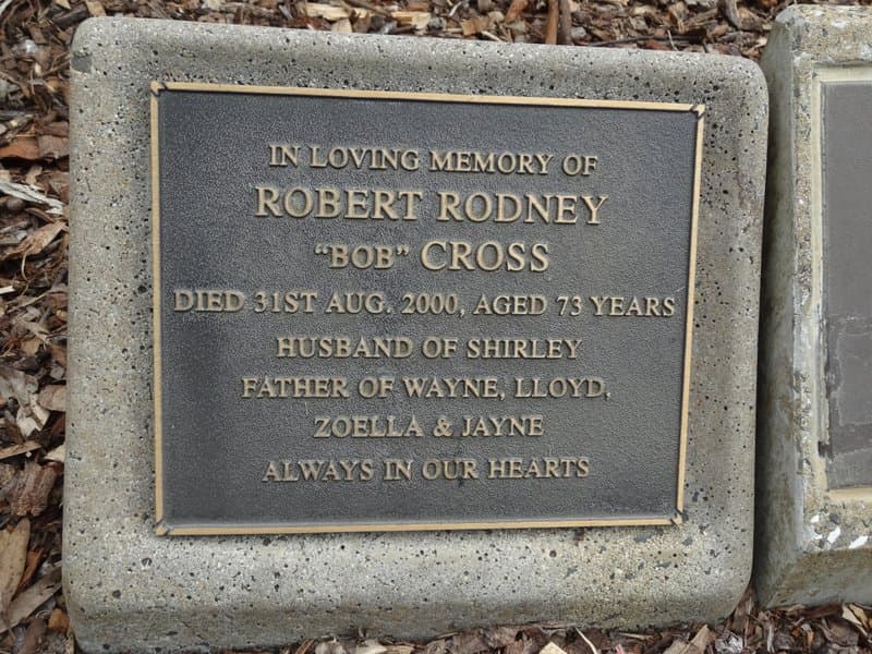 Robert Rodney CROSS gravestone