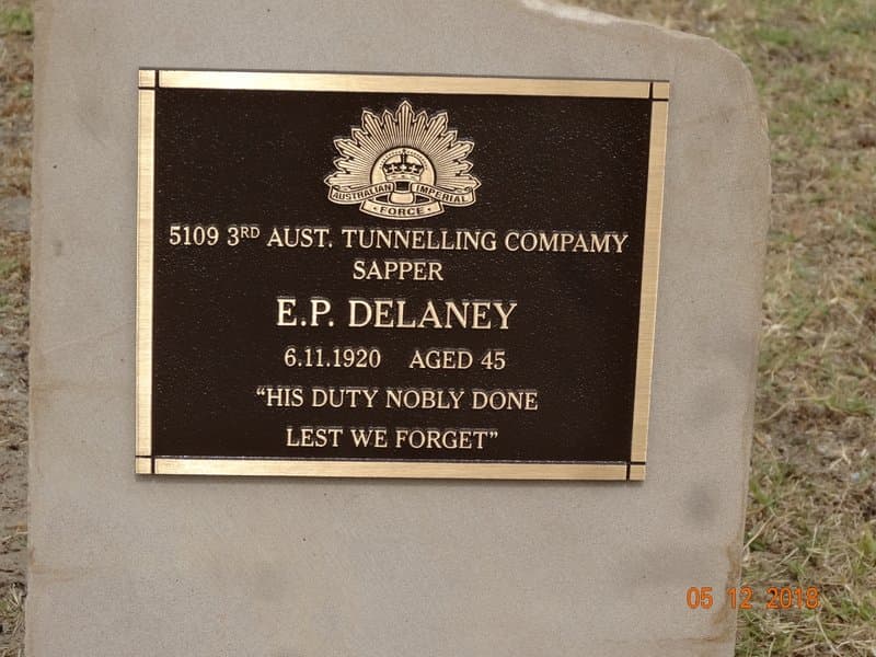 Edward Patrick DELANEY gravestone