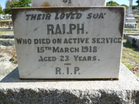 Ralph Taylor DELANEY gravestone
