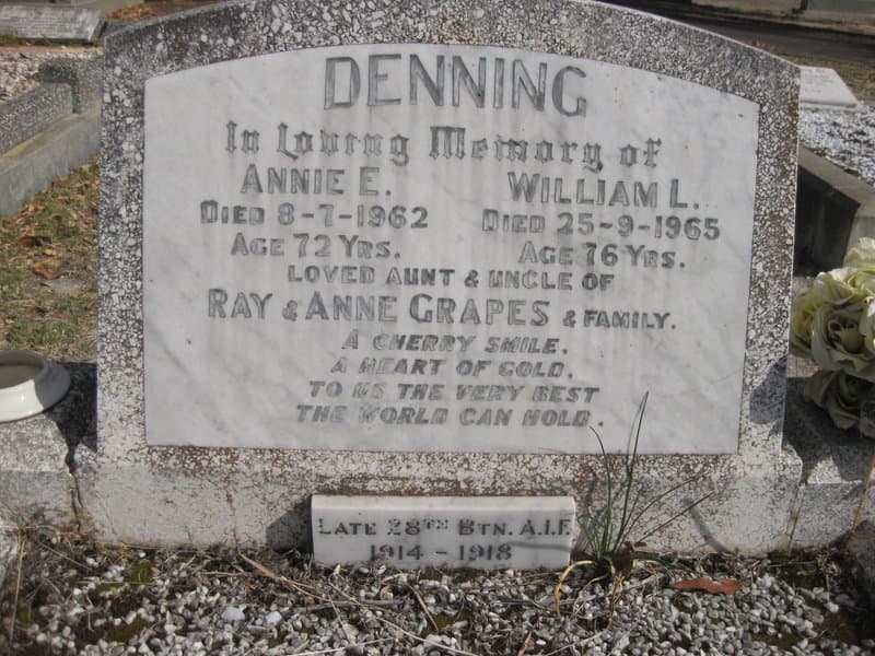 William Lawrence DENNING gravestone