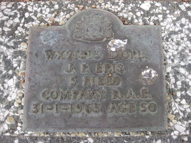 James Philip EPIS gravestone