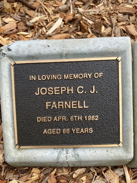 Joseph Charles Josiah FARNELL gravestone