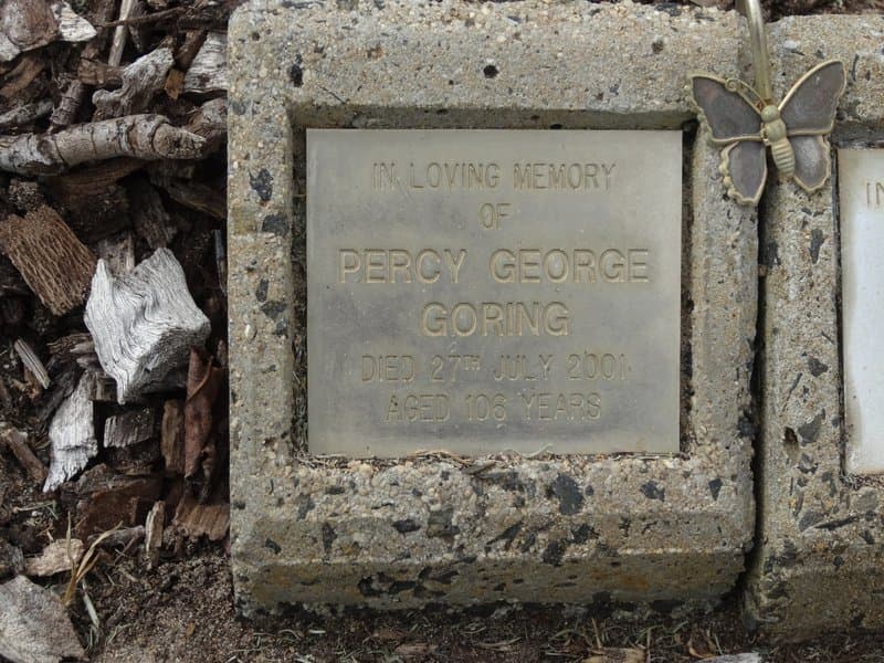 Percy George GORING gravestone