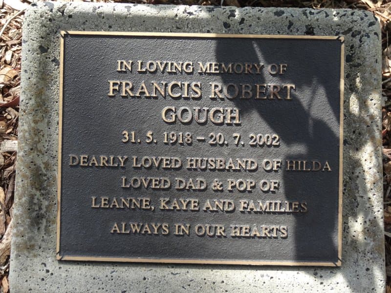 Francis Robert GOUGH gravestone