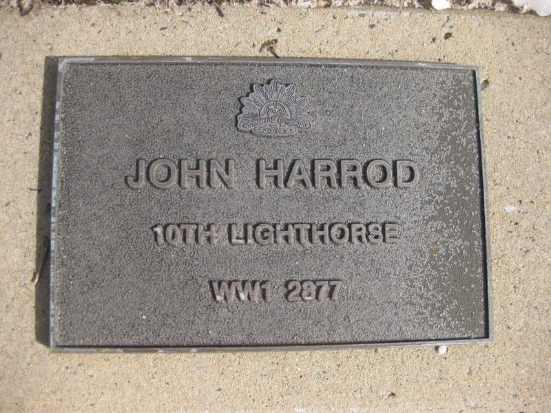 John HARROD gravestone