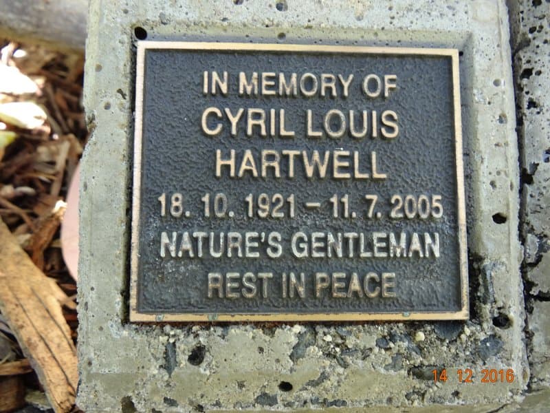 Cyril Louis HARTWELL gravestone