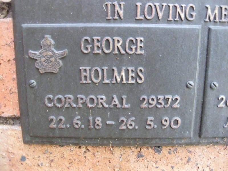 George HOLMES gravestone