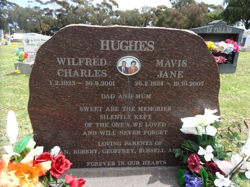 Wilfred Charles HUGHES gravestone