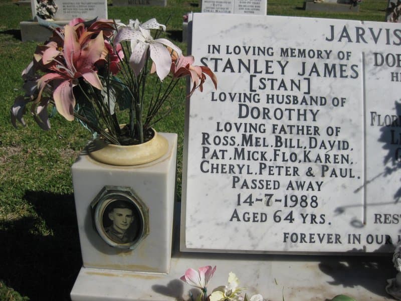 Stanley James JARVIS gravestone
