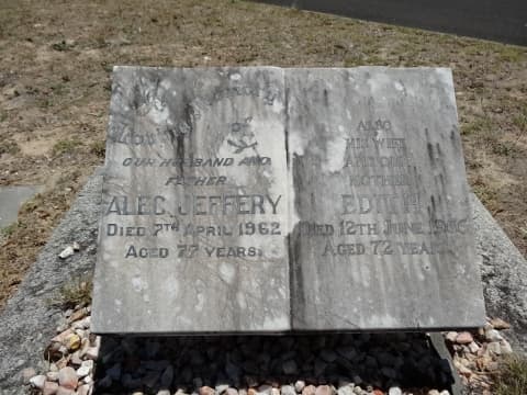 Alexander Harold JEFFERY gravestone