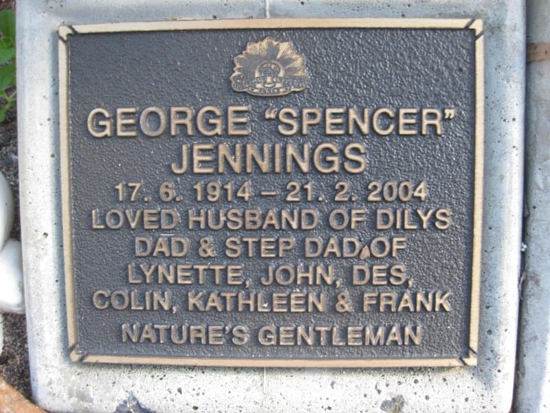 George Spencer JENNINGS gravestone