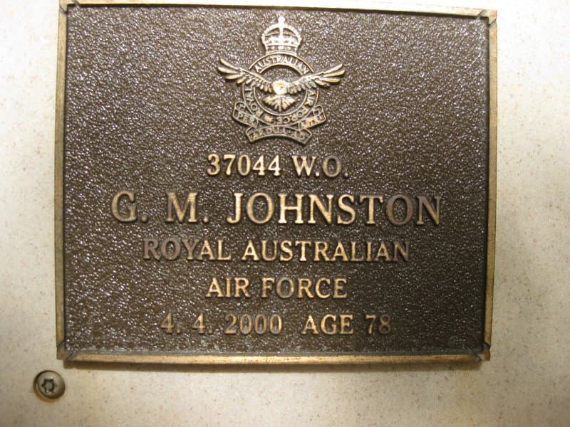 George Mains JOHNSTON gravestone