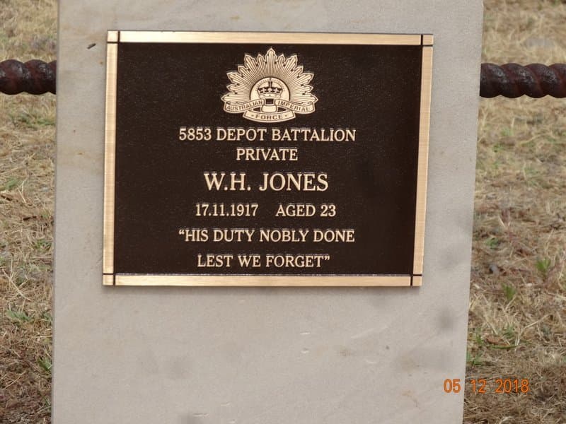 William Henry JONES gravestone