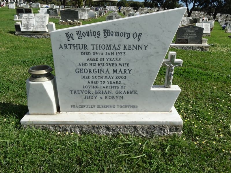 Arthur Thomas KENNY gravestone