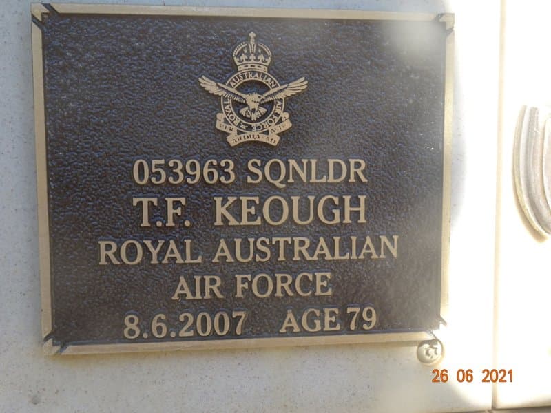 Thomas F KEOUGH gravestone