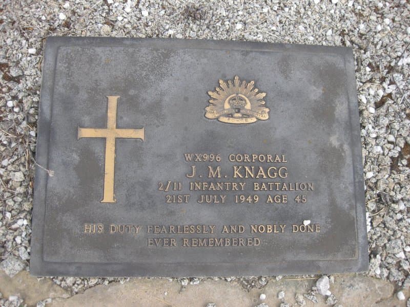 Joseph KNAGG gravestone