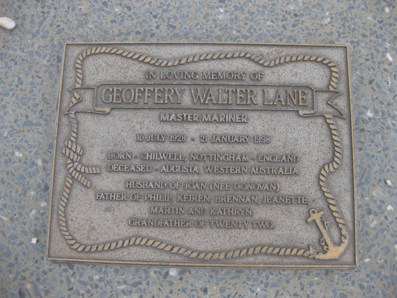 Geoffrey Walter LANE gravestone