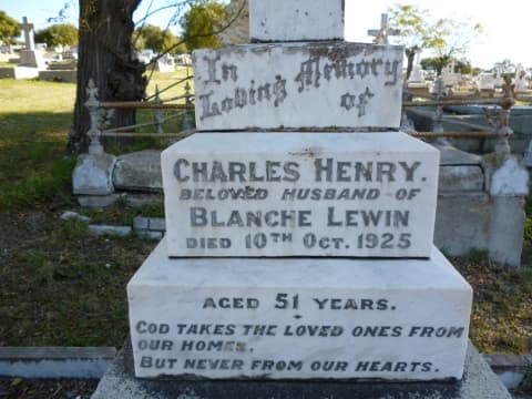 Rosalind Blanche LEWIN gravestone