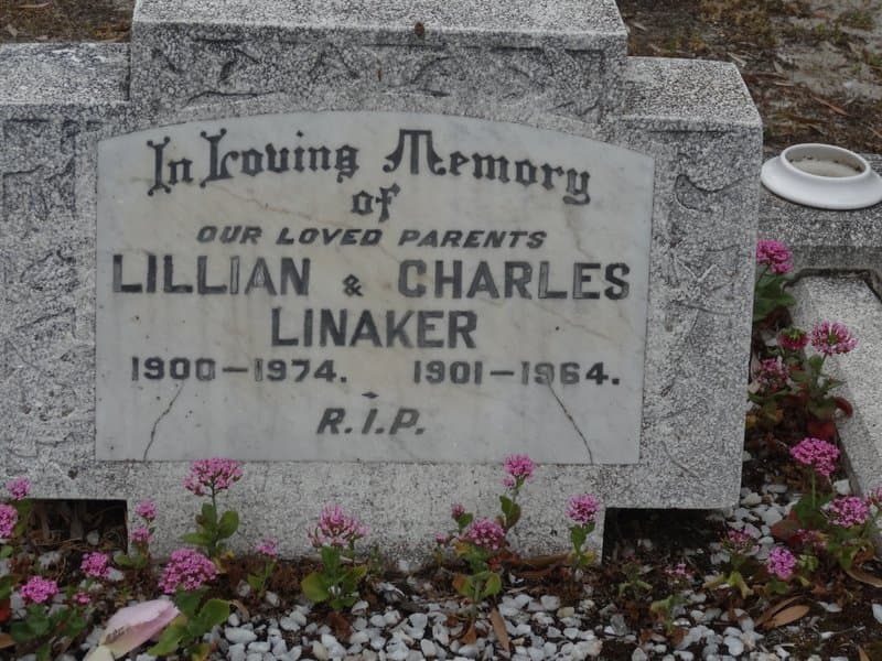 Charles Albert LINAKER gravestone