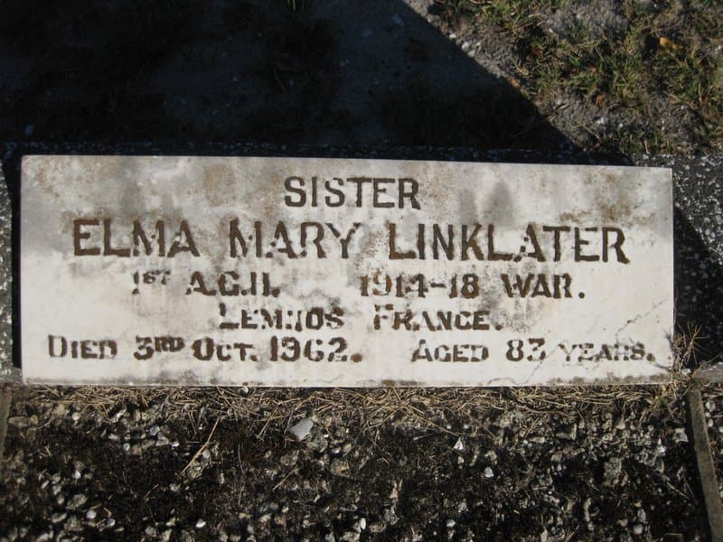 Elma Mary LINKLATER gravestone
