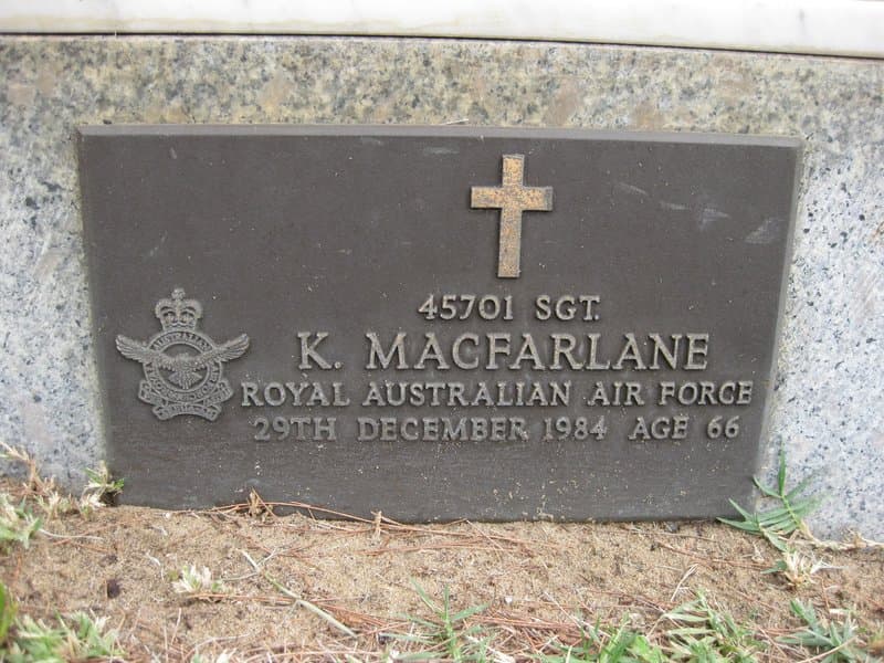 Kenneth Macfarlane MACFARLANE gravestone