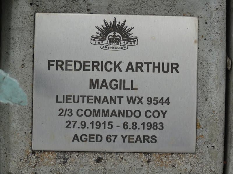 Frederick Arthur MAGILL gravestone