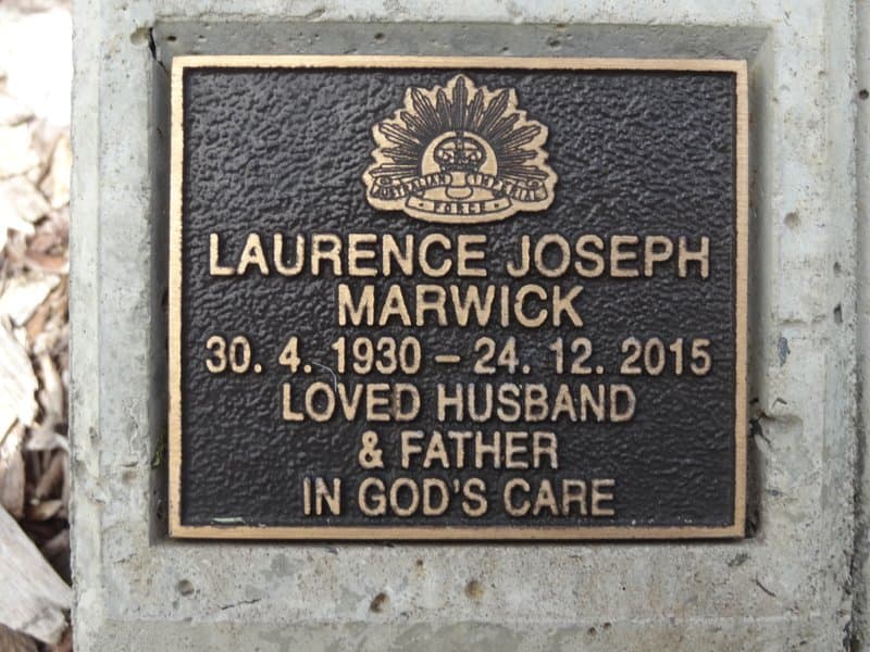 Lawrence Joseph MARWICK gravestone