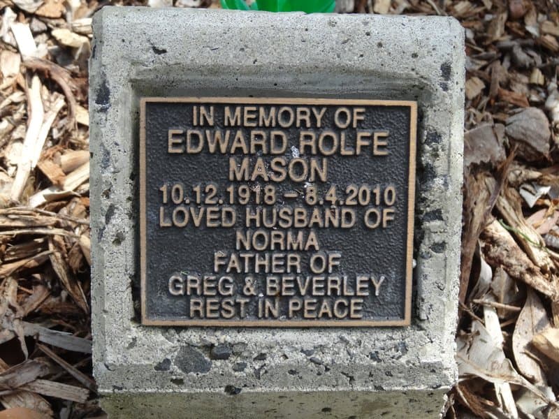 Edward Rolfe MASON gravestone