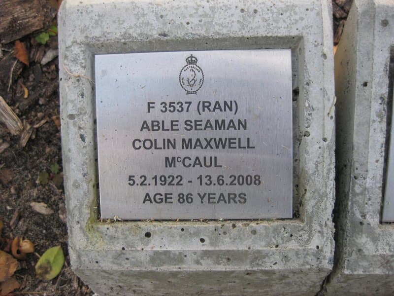 Colin Maxwell MCCAUL gravestone