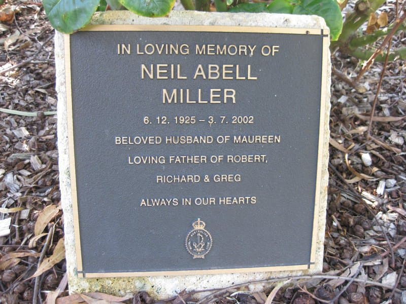 Neil Abell MILLER gravestone