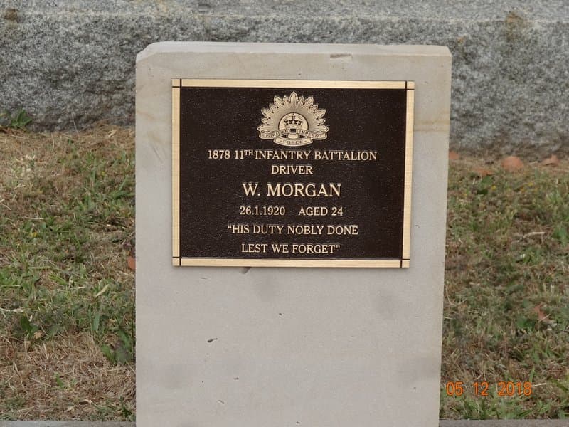 William MORGAN gravestone