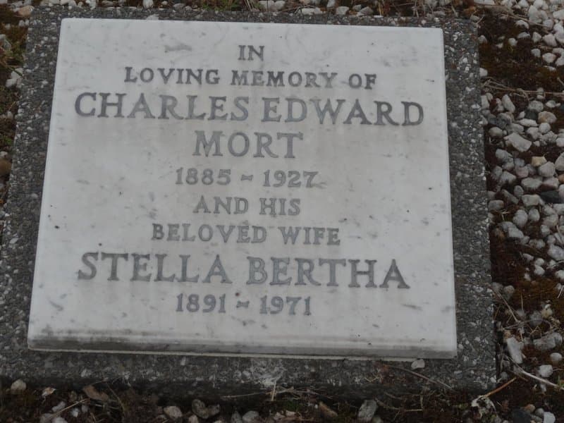 Alfred Edgar MORT gravestone